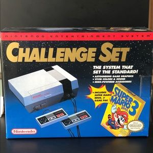 Nintendo Entertainment System- Challenge Set. Box Only with Styrofoam- 1992